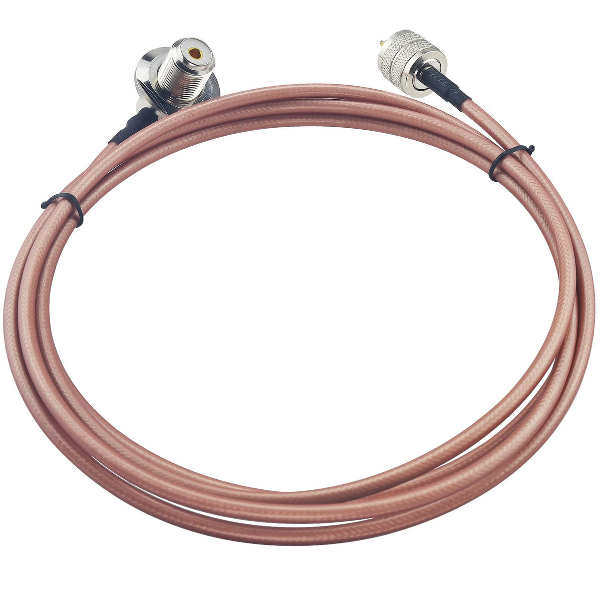 YILIANDUO PL-259 to Right-Angle SO-239 RG142 Cable, 2m - product image 4