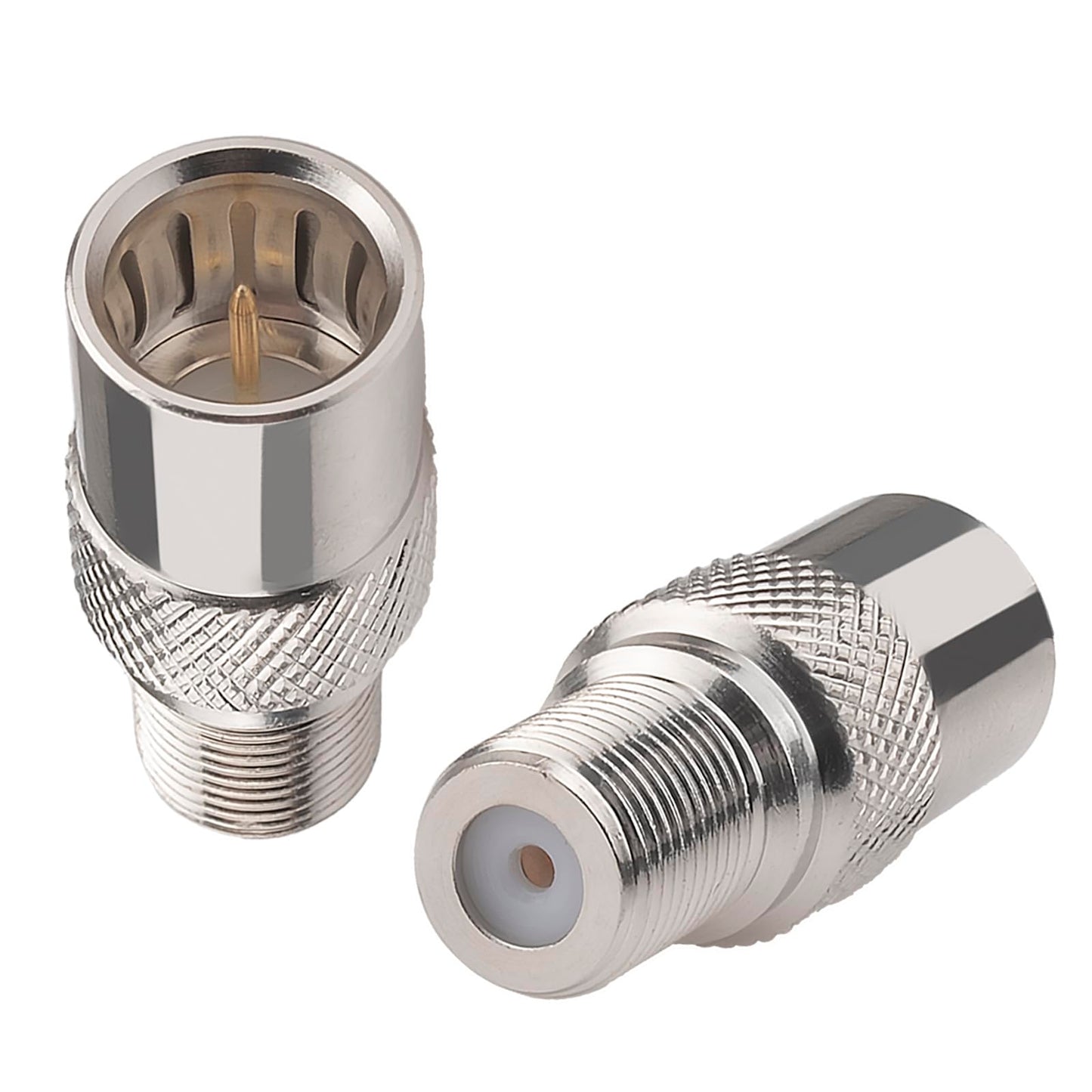 YILIANDUO F Male to Female Push-On RG6 Coax Adapter 75 Ohm, 3-Pack 5