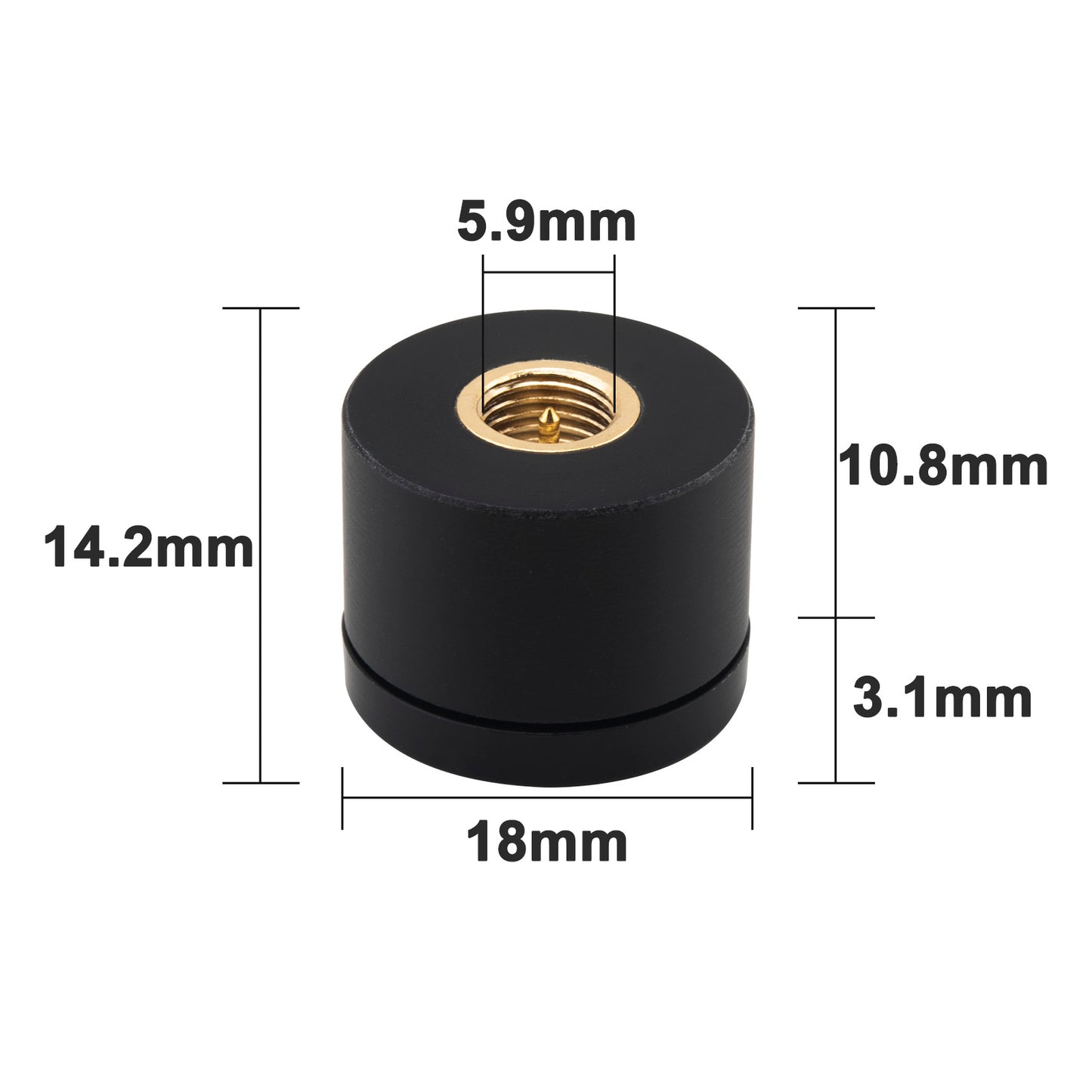 YILIANDUO 4G WiFi Antenna Mini Thumb Aerial 4G LTE MIMO Antenna SMA Male Connector for 3G/4G/5G/GSM/GPRS Router Pack of 2