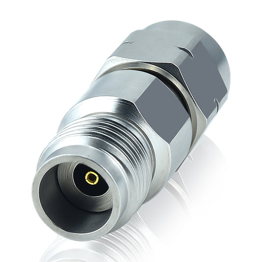 YILIANDUO 2.4mm to 3.5mm Precision RF Millimeter Wave Adapter | DC-34GHz 50Ω Stainless Steel High Frequency Test Connector