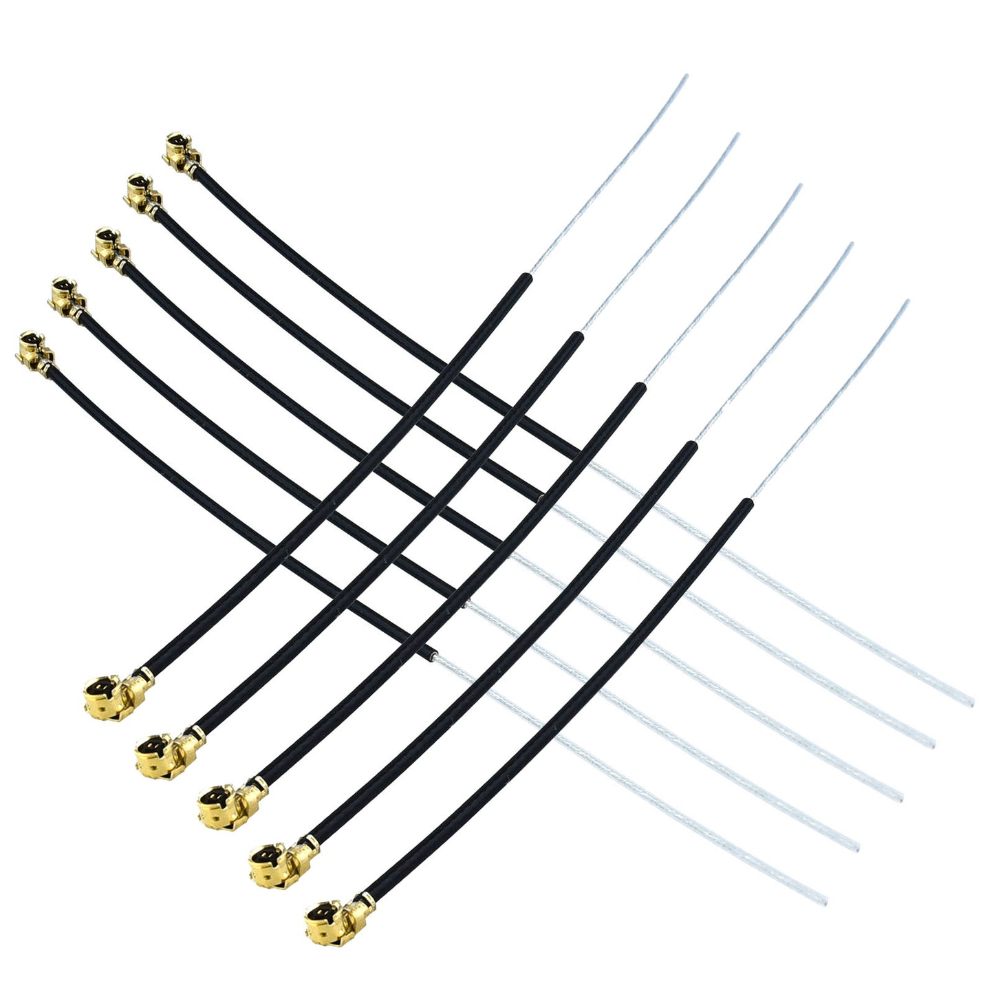 YILIANDUO 3dbi 1090MHz WiFi Antenna IPX Antenna Ufl IPX Connector Brass Inner Aerial 10CM Length 1.13 Cable 5-Pack