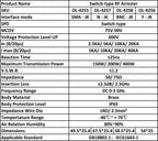 YILIANDUO Coaxial Lightning Surge Protector Lightning Arrester N Male Female 50 Ohm DC 0-6GHz with 90V Gas Tube for Outdoor 4G LTE GPS Ham Antenna 868 MHz LoRaWAN Helium Miner Hotspot Antenna