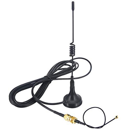 YILIANDUO 5dBi 433MHz Antenna SMA Male Magnetic + U.FL to SMA Pigtail 1