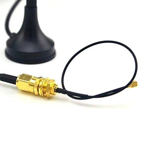 YILIANDUO 5dBi 433MHz Antenna SMA Male Magnetic + U.FL to SMA Pigtail 4