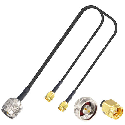 YILIANDUO N Male to Dual SMA Male RG174 Y Cable, 30cm - product image 1
