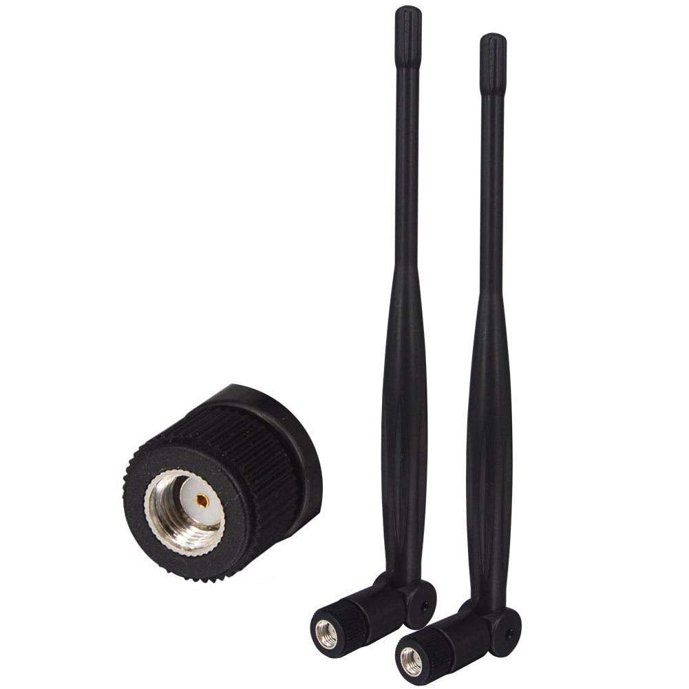 YILIANDUO 9dBi 2.4/5.8GHz WiFi Antenna SMA Male Dual Band 2-Pack 1