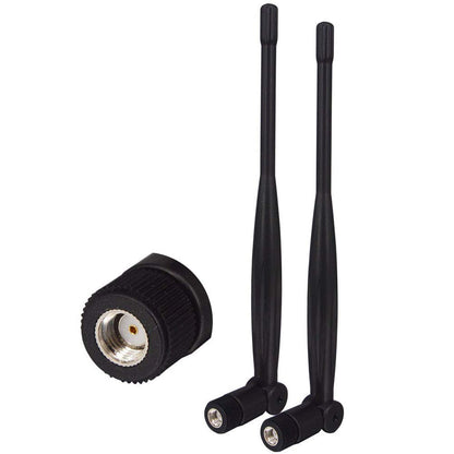 YILIANDUO 9dBi 2.4/5.8GHz WiFi Antenna SMA Male Dual Band 2-Pack 1