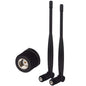 YILIANDUO 9dBi 2.4/5.8GHz WiFi Antenna SMA Male Dual Band 2-Pack 1