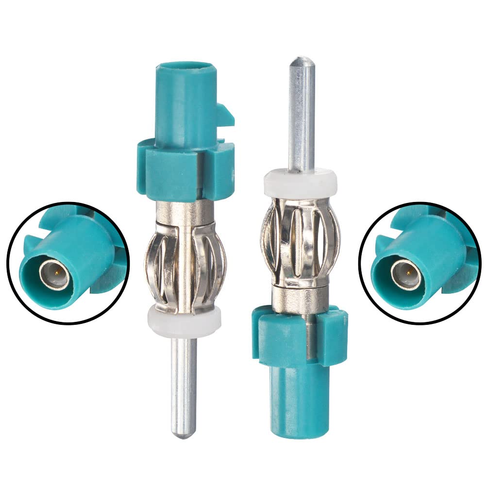 YILIANDUO Fakra Z to DIN ISO Car Radio Antenna Adapter - Fakra Z to DIN, 2 pack - 5