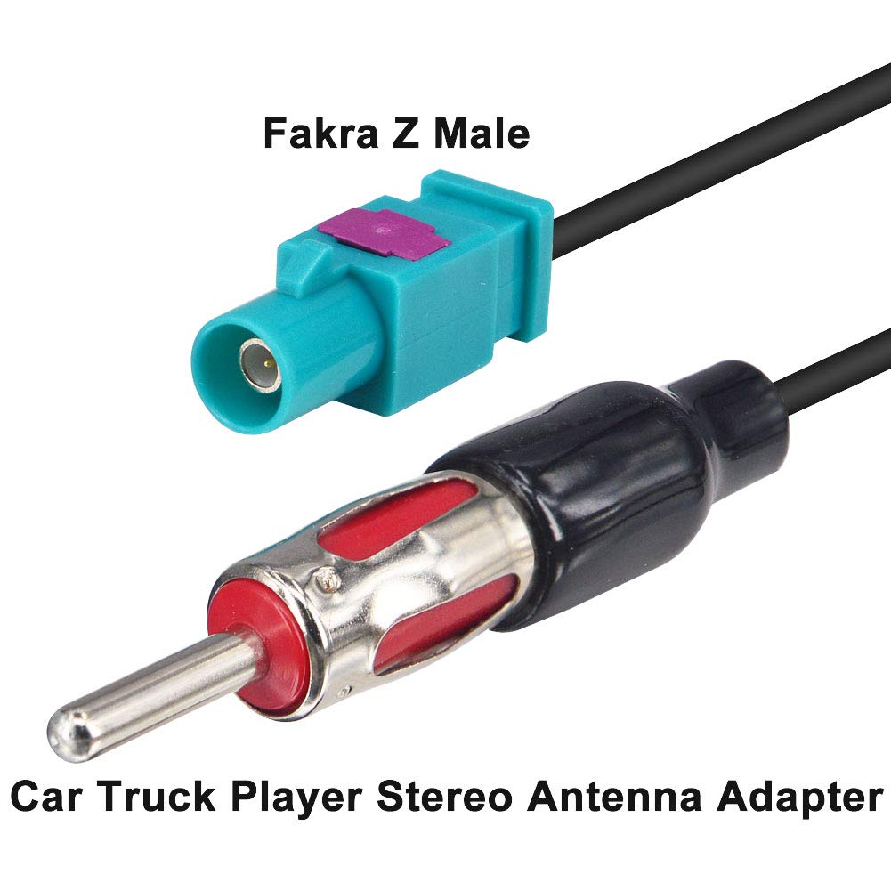 YILIANDUO Fakra Z to DIN ISO Car Radio Antenna Adapter - Fakra Z to DIN cable - 2