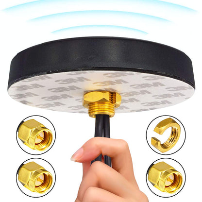 YILIANDUO 3.5dBi 2G 3G 4G LTE GPS WiFi Combo Antenna Dual SMA Male 1.5M 2