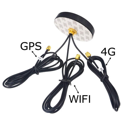 YILIANDUO 3.5dBi 2G 3G 4G LTE GPS WiFi Combo Antenna Dual SMA Male 1.5M 5
