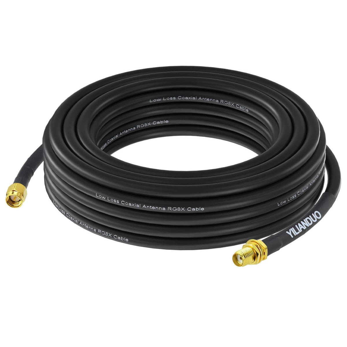 YILIANDUO SMA Male to Female Cable 5M RG8X 50Ohm WiFi Antenna 1
