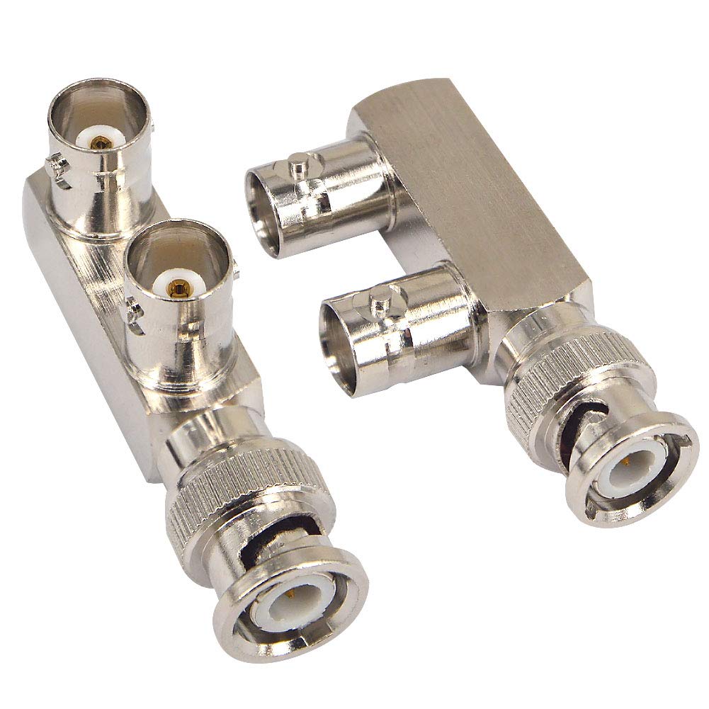 YILIANDUO BNC Male to Dual BNC Female F-Type Adapter, 2-Pack - product image 2