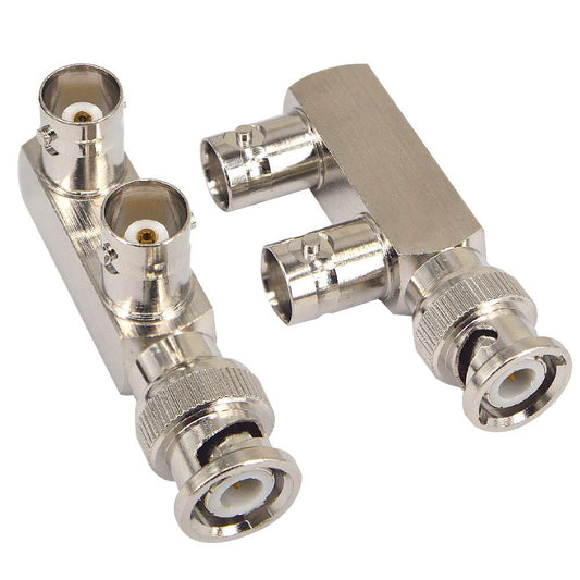 YILIANDUO BNC Male to Dual BNC Female F-Type Adapter, 2-Pack - product image 2