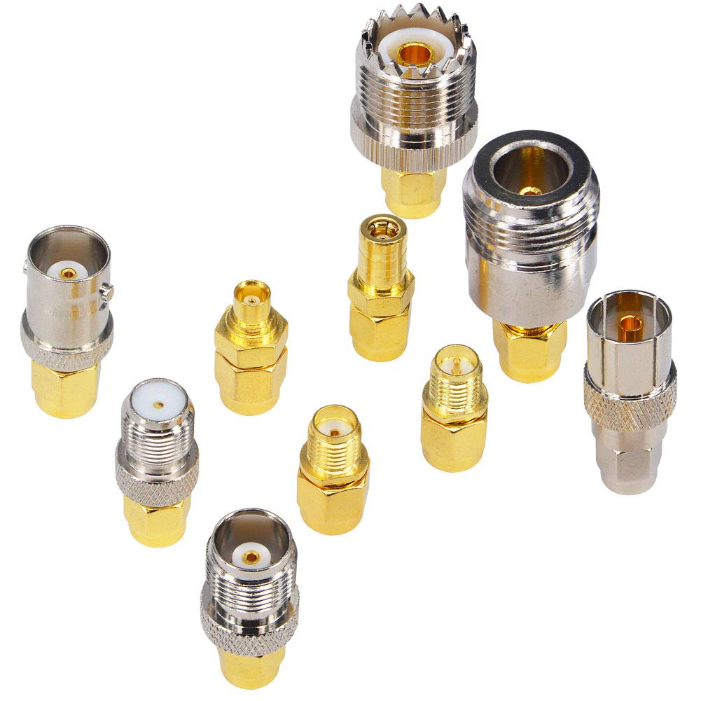 YILIANDUO SMA Male RF Adapter Kit, 10 Connector Types - product image 6
