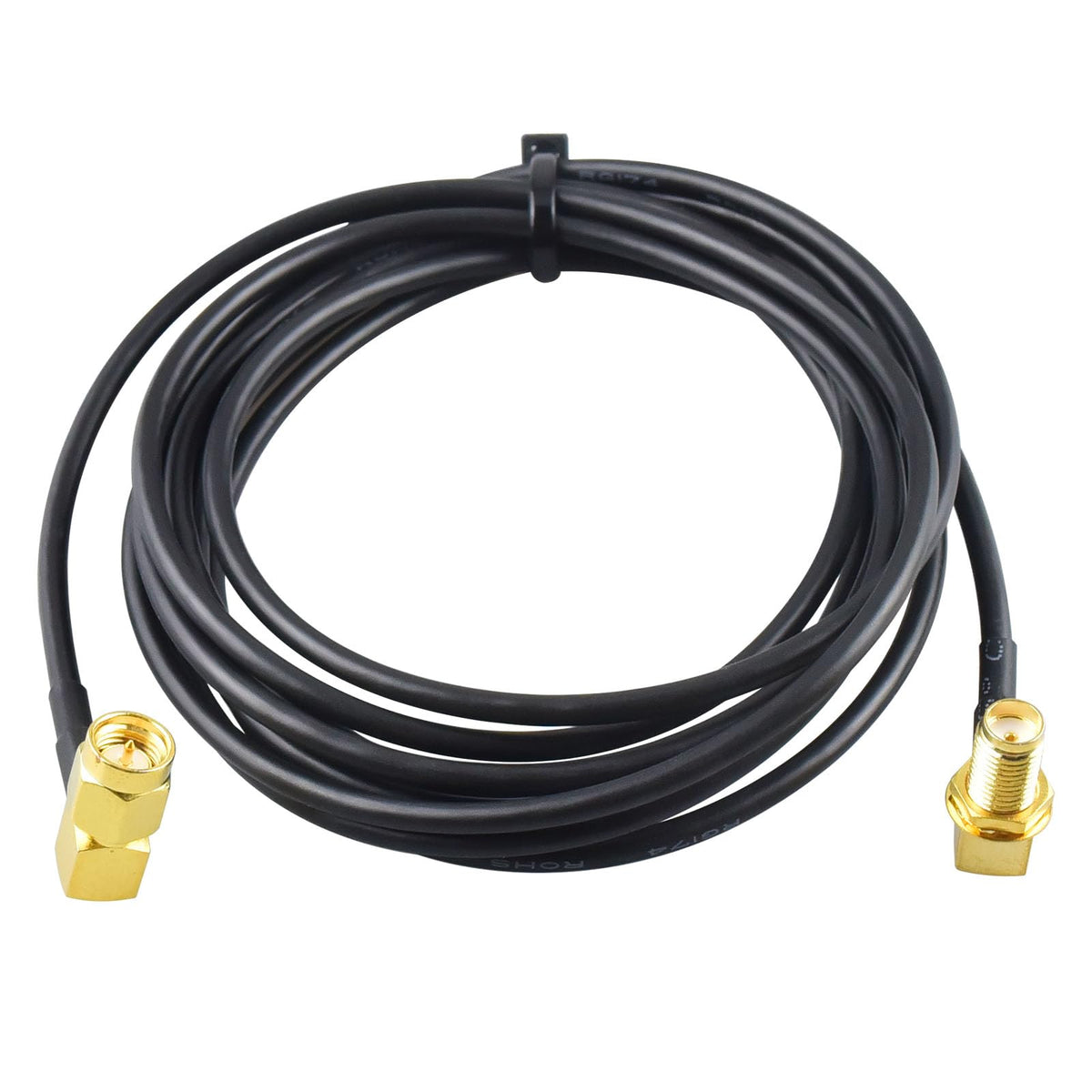 YILIANDUO SMA Male to SMA Female RG174 Cable 90 Degree 2M 1