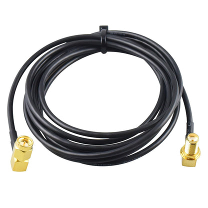 YILIANDUO SMA Male to SMA Female RG174 Cable 90 Degree 2M 1