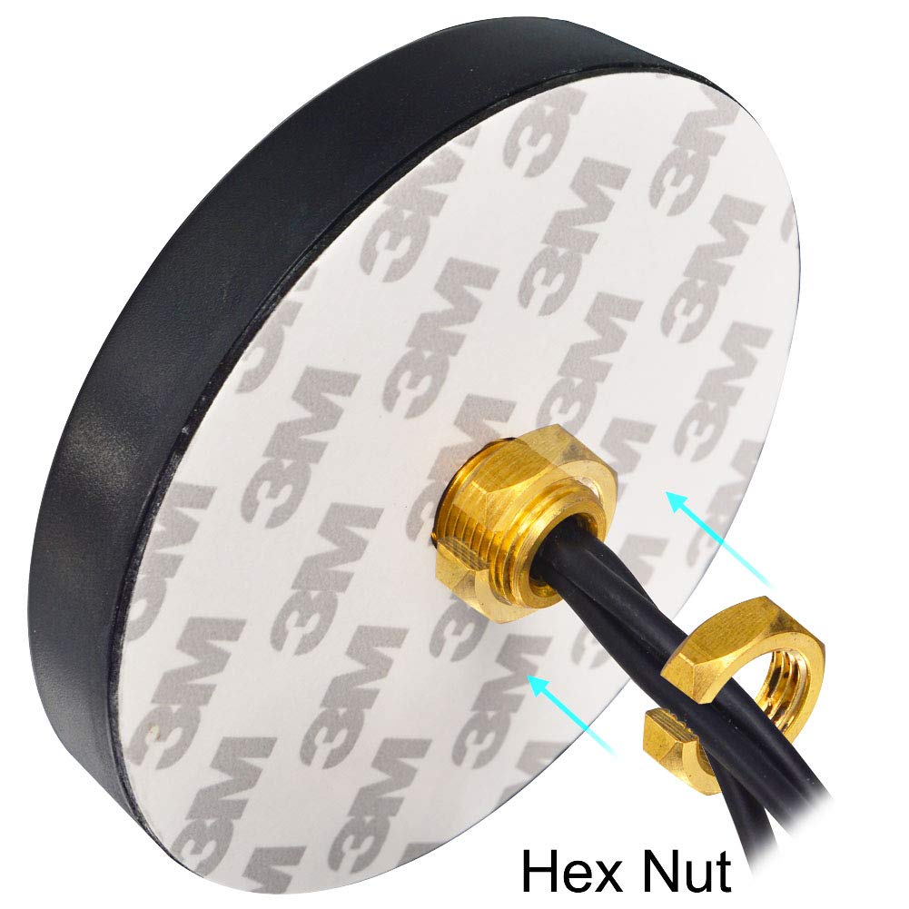 YILIANDUO 3.5dBi 2G 3G 4G LTE GPS WiFi Combo Antenna Dual SMA Male 1.5M 3