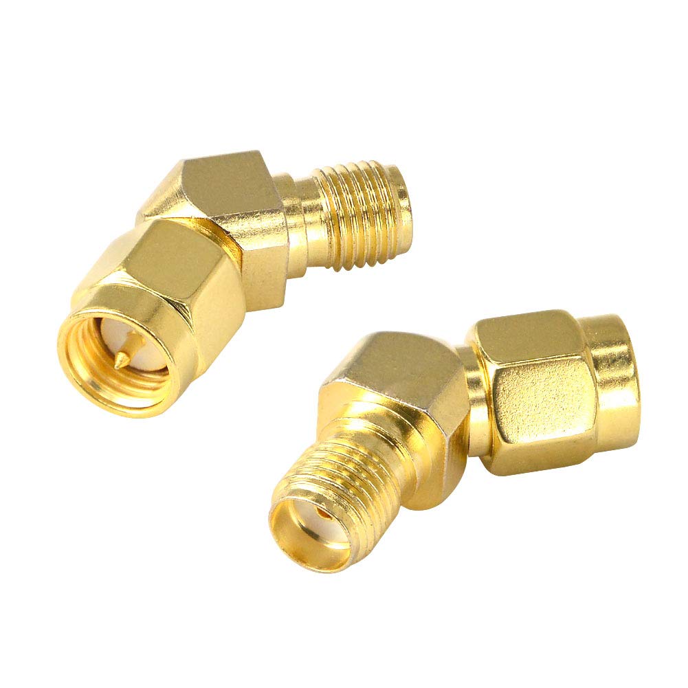 YILIANDUO SMA Male to Female 45-Degree Adapter, 2-Pack - product image 5