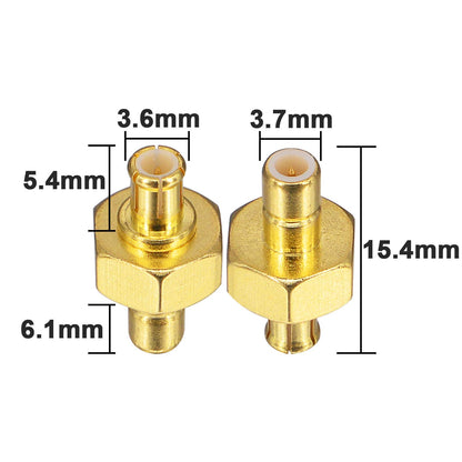 YILIANDUO SMB Male to MCX Male DAB Antenna Adapter, 2-Pack - product image 2