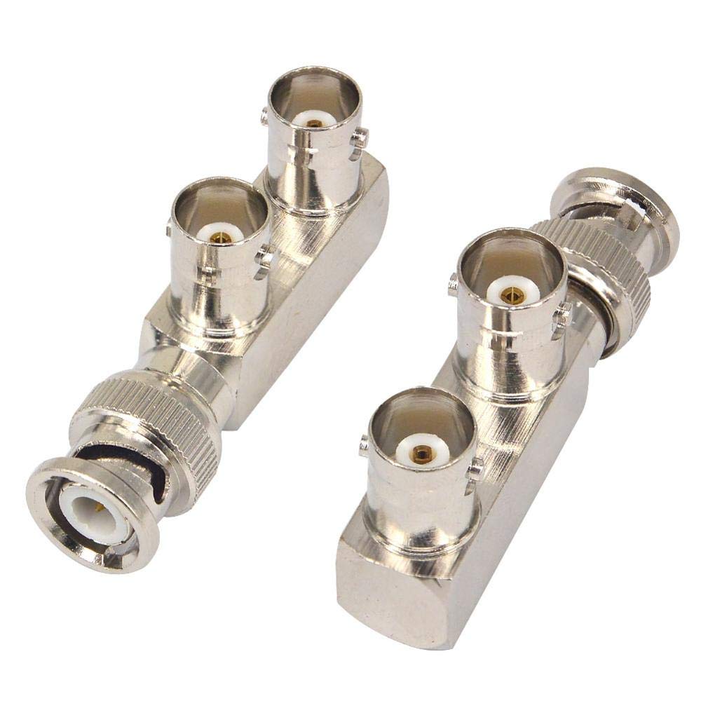 YILIANDUO BNC Male to Dual BNC Female F-Type Adapter, 2-Pack - product image 1