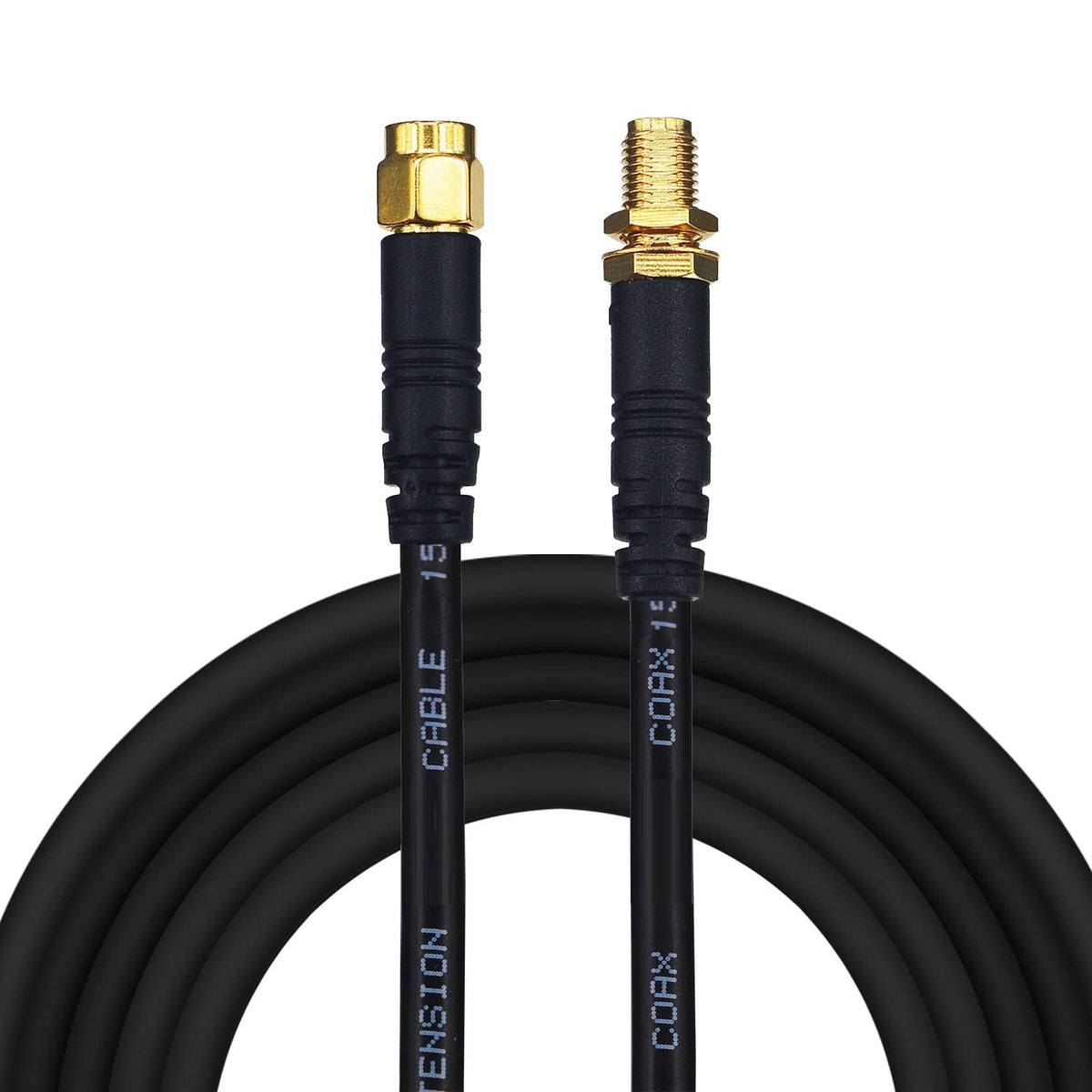 YILIANDUO SMA Male to Female RG58 Molded Cable, 5m - product image 1