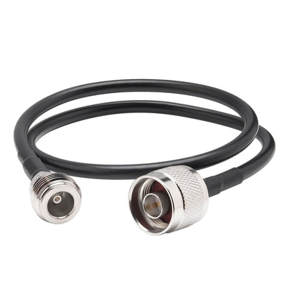 YILIANDUO N Male to N Female Cable 50CM RG58 50Ohm Low Loss Pack of 2 4