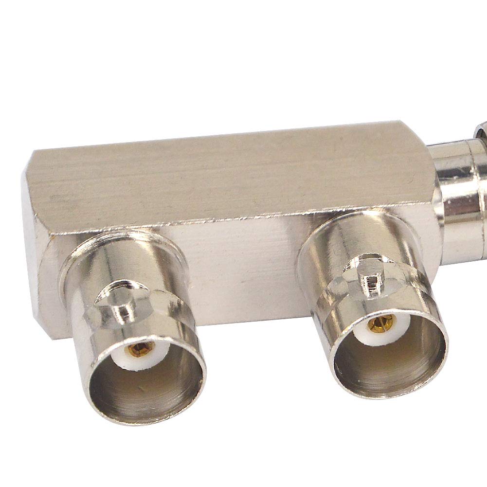 YILIANDUO BNC Male to Dual BNC Female F-Type Adapter, 2-Pack - product image 4