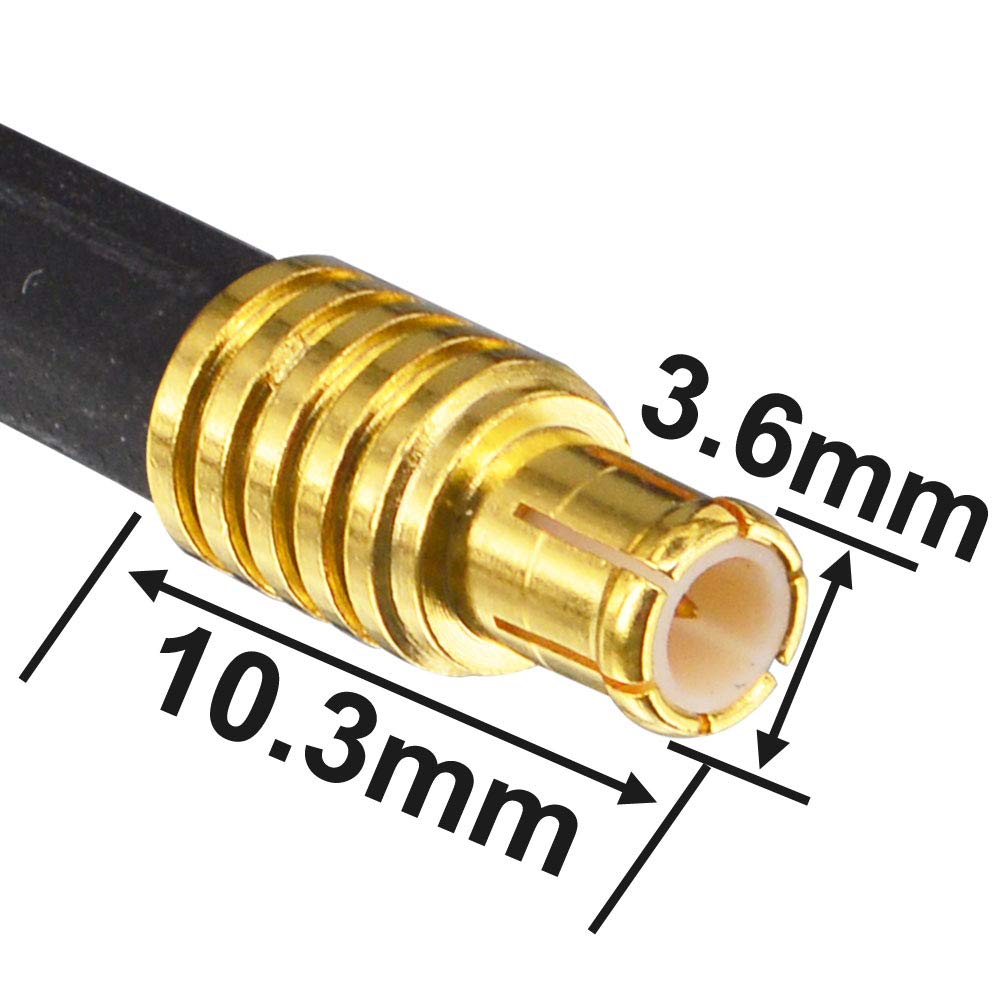 YILIANDUO 6dBi 1090MHz ADS-B Antenna MCX Male Magnetic Base Omni 4