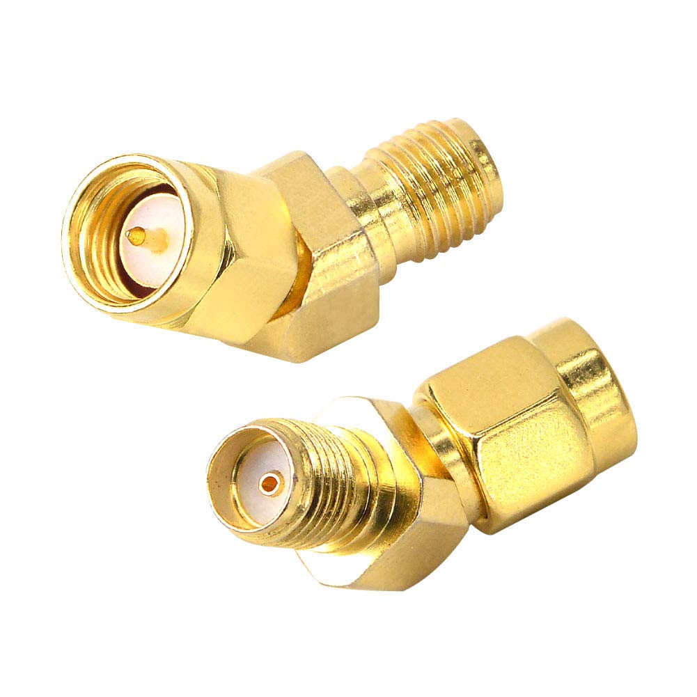 YILIANDUO SMA Male to Female 45-Degree Adapter, 2-Pack - product image 6