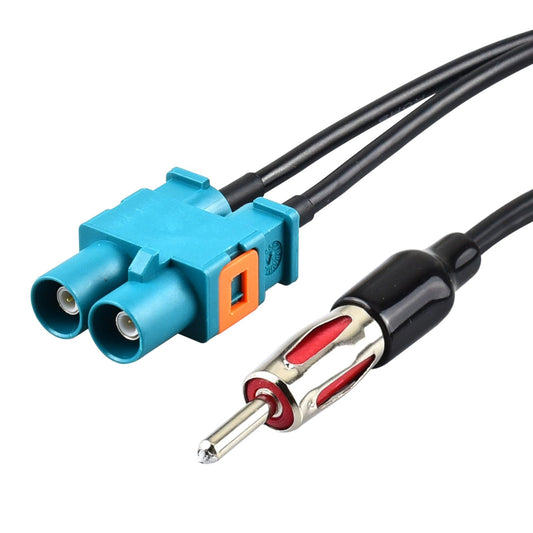 YILAINDUO Dual Fakra Z Male to DIN Male Cable 15CM RG174 Car Aerial 2