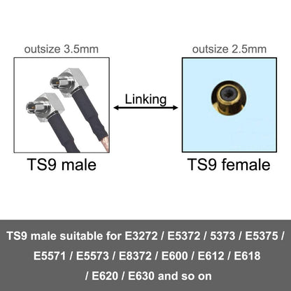 YILIANDUO SMA Female to Right-Angle TS9 RG316 Cable, 30cm, 2-Pack - product image 4