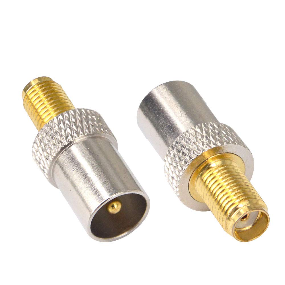 YILIANDUO SMA Female to IEC PAL TV Male Adapter, 2-Pack - product image 1