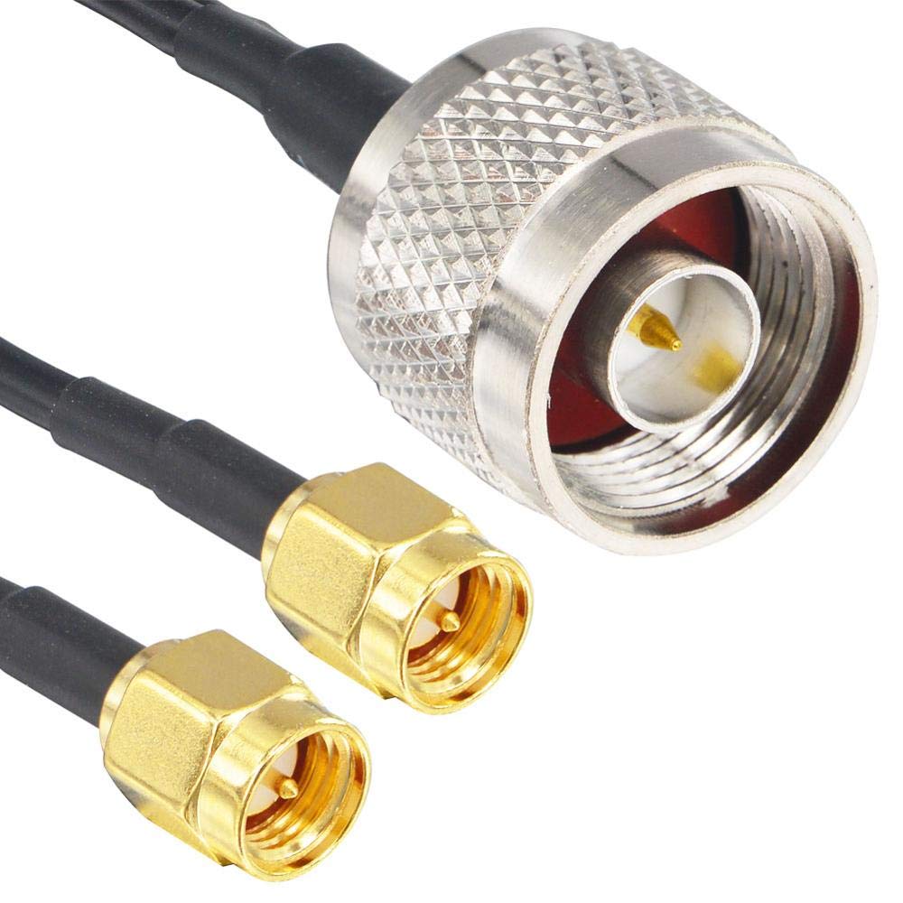 YILIANDUO N Male to Dual SMA Male RG174 Y Cable, 30cm - product image 2