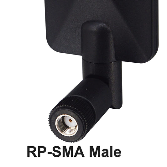 YILIANDUO 4G LTE Antenna 12dBi 700-2700MHz RP-SMA Black, 2 Pack 2