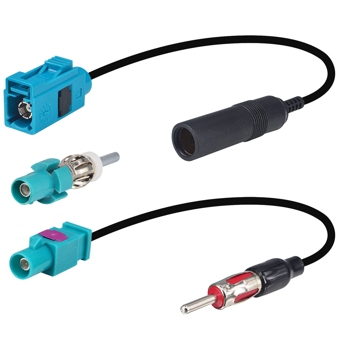 YILIANDUO Fakra Z to DIN ISO Car Radio Antenna Adapter - Fakra adapter kit - 1