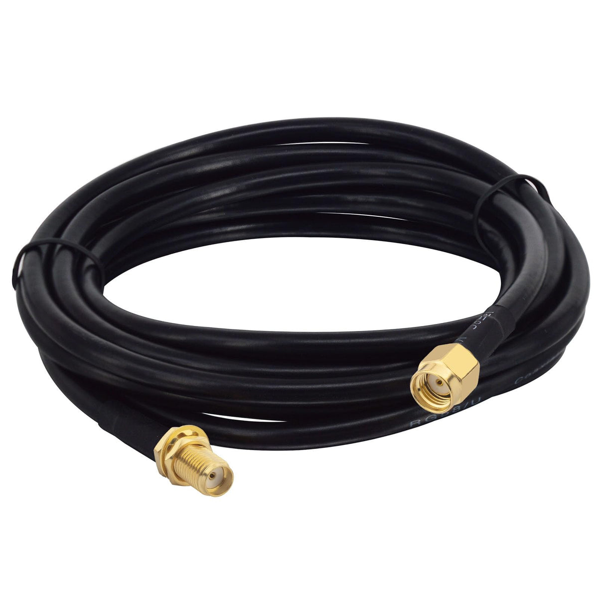 YILIANDUO RP-SMA Male to Female Bulkhead Cable 2M RG58 WiFi Antenna 1
