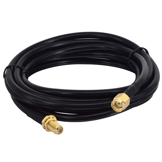 YILIANDUO RP-SMA Male to Female Bulkhead Cable 2M RG58 WiFi Antenna 1