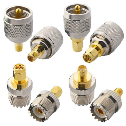 YILIANDUO SMA to UHF PL-259 / SO-239 Adapter Kit, 8 Pieces - product image 1