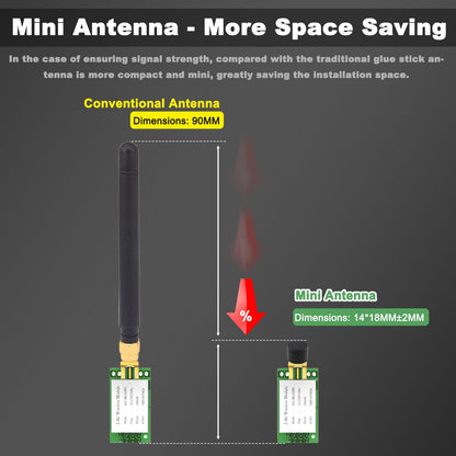 YILIANDUO 4G LTE MIMO Antenna Mini Thumb SMA Male, 2 Pack 4
