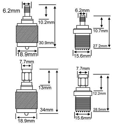 YILIANDUO SMA to UHF PL-259 / SO-239 Adapter Kit, 8 Pieces - product image 2