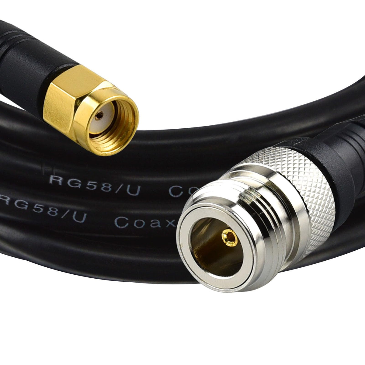 YILIANDUO N Female to RP-SMA Male RG58 LoRa Cable 3M Molded Low Loss 5