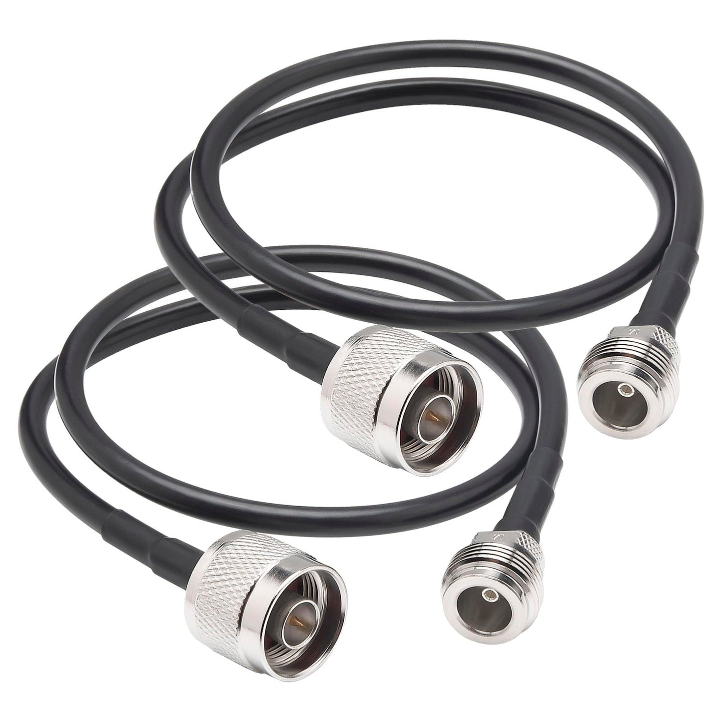 YILIANDUO N Male to N Female Cable 50CM RG58 50Ohm Low Loss Pack of 2 1