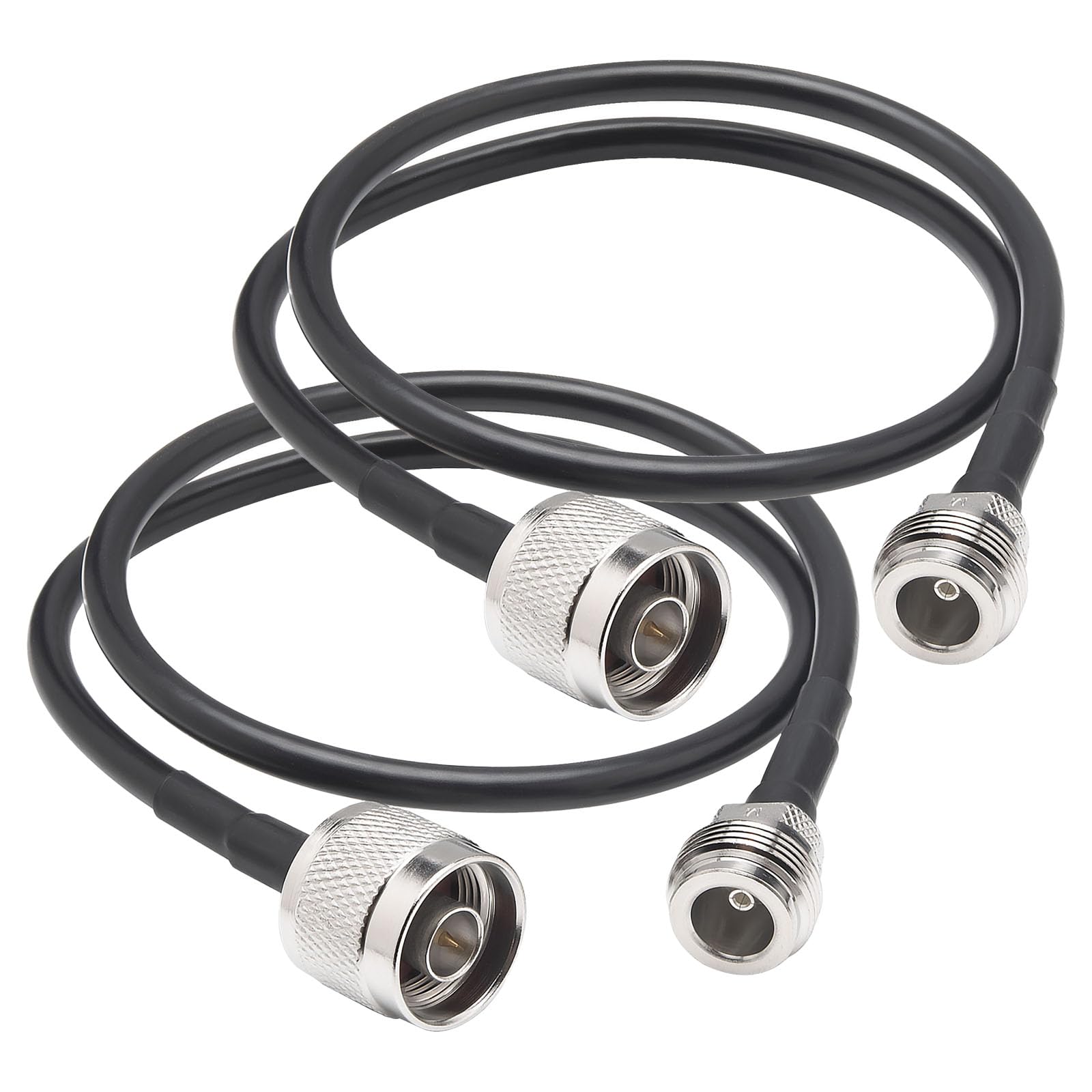 YILIANDUO N Male to N Female Cable 50CM RG58 50Ohm Low Loss Pack of 2 1
