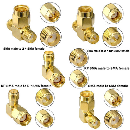 YILIANDUO SMA and RP-SMA Adapter Kit, 15 Pieces - product image 3