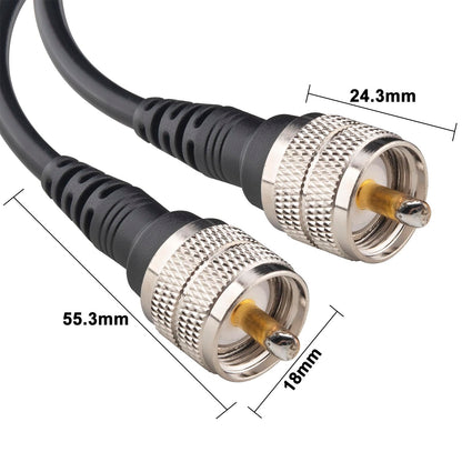 YILIANDUO UHF PL259 Cable 15ft RG-L200 Male to Male 50Ohm Low Loss 6