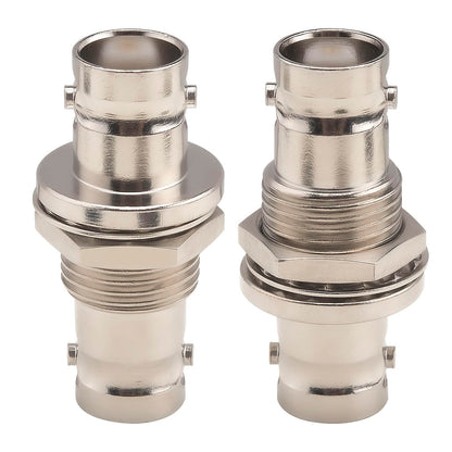 YILIANDUO BNC Female Bulkhead Coupler, 50 / 75 Ohm, 2-Pack - product image 5