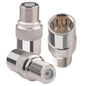 YILIANDUO F Male to Female Push-On RG6 Coax Adapter 75 Ohm, 3-Pack 1