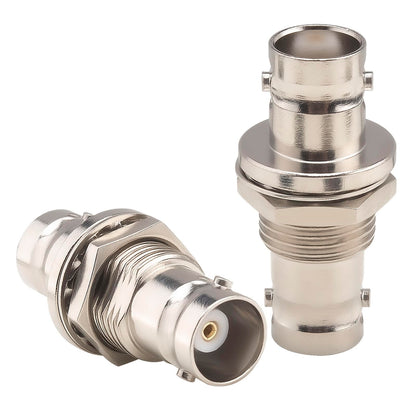 YILIANDUO BNC Female Bulkhead Coupler, 50 / 75 Ohm, 2-Pack - product image 4